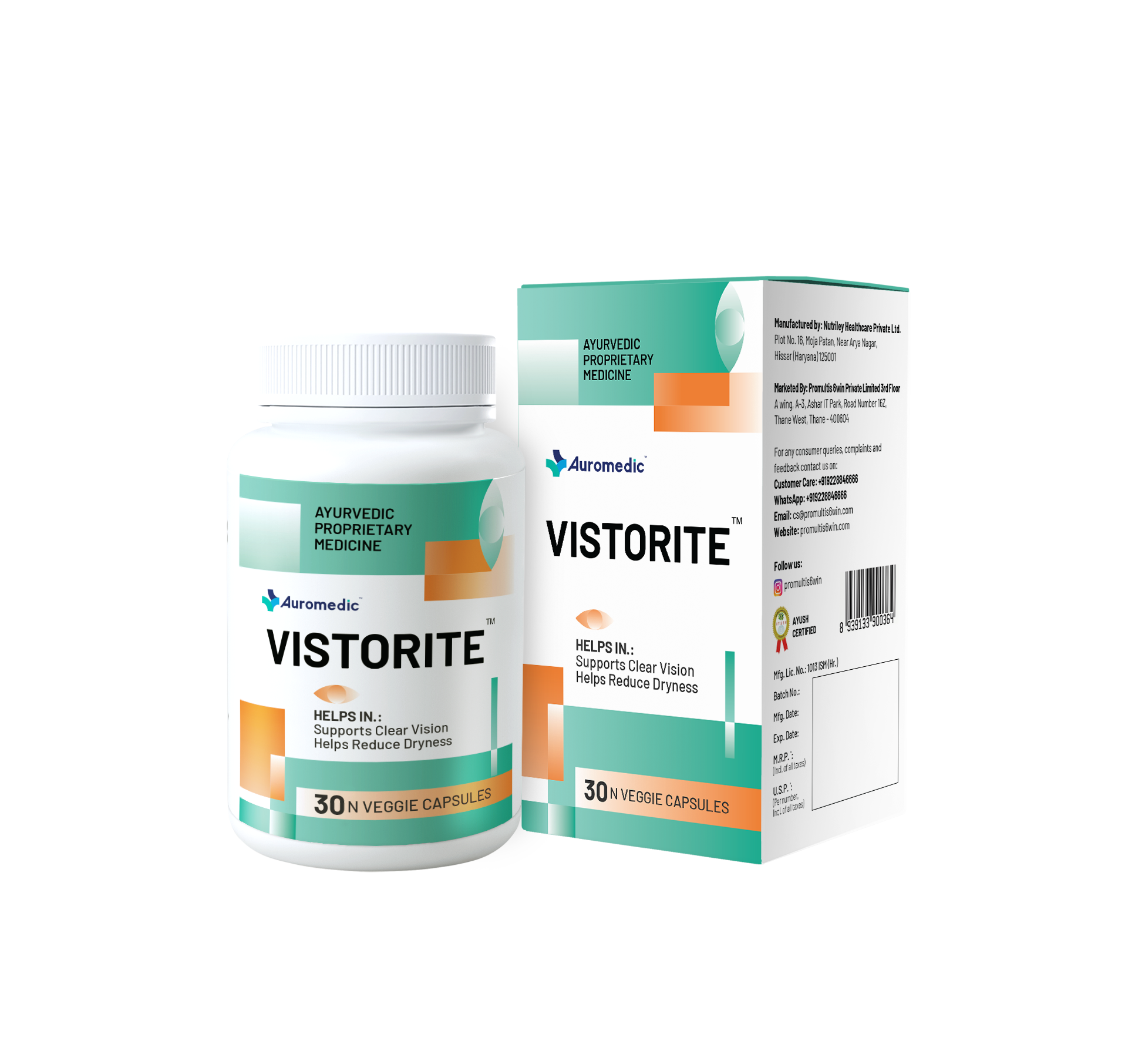 Vistorite — दैनिक नेत्र पोषण और दृष्टि सुरक्षा पूरक